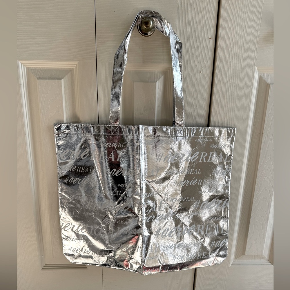aerie Silver Tote Bag
